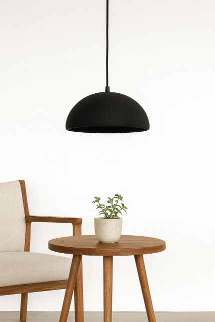 תליה קסקדה שחור 50cm לנורת E27